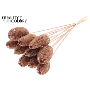 Luffa Mini on stem Copper