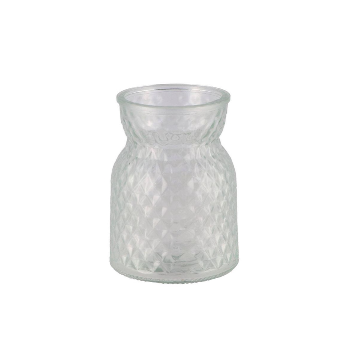 <h4>Diamond Clear Vase 10x14cm</h4>