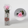 Roos op steel mini 27,5cm Pastel pink