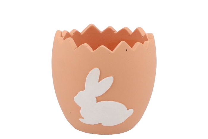 <h4>Easter Rabbit Pot Orange 13x13x12cm Nm</h4>