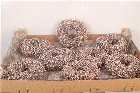 <h4>Krans Schinus Champagne 12cm</h4>