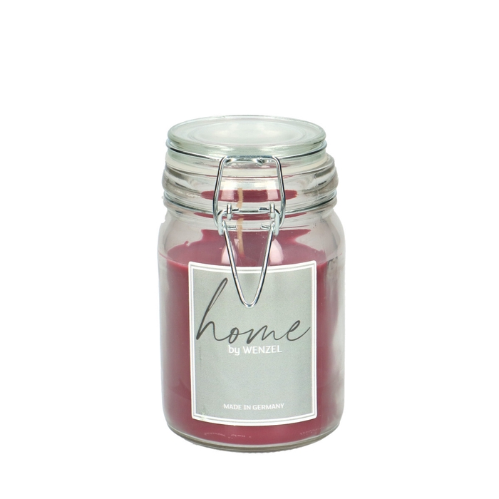 <h4>Candle Glass pot d6.5*12cm</h4>