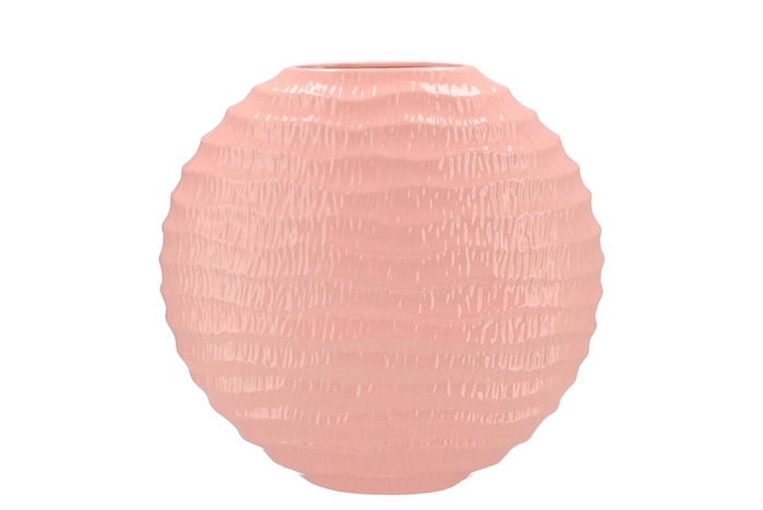 <h4>Lima Pink Vase Oval 41x14x39cm</h4>
