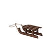 Kerst Deco hanger slee hout 9cm x4