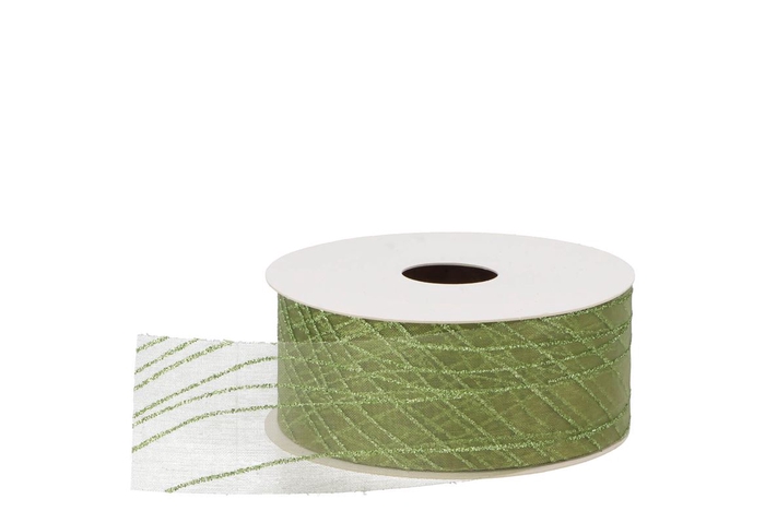 <h4>Lint Flow Ribbon 65 Groen 25mx40mm Nm</h4>