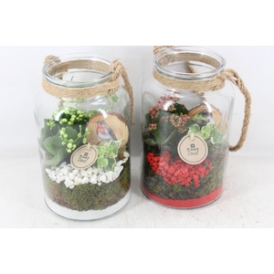 arr2 PL - Glas hoog touw - rood/wit