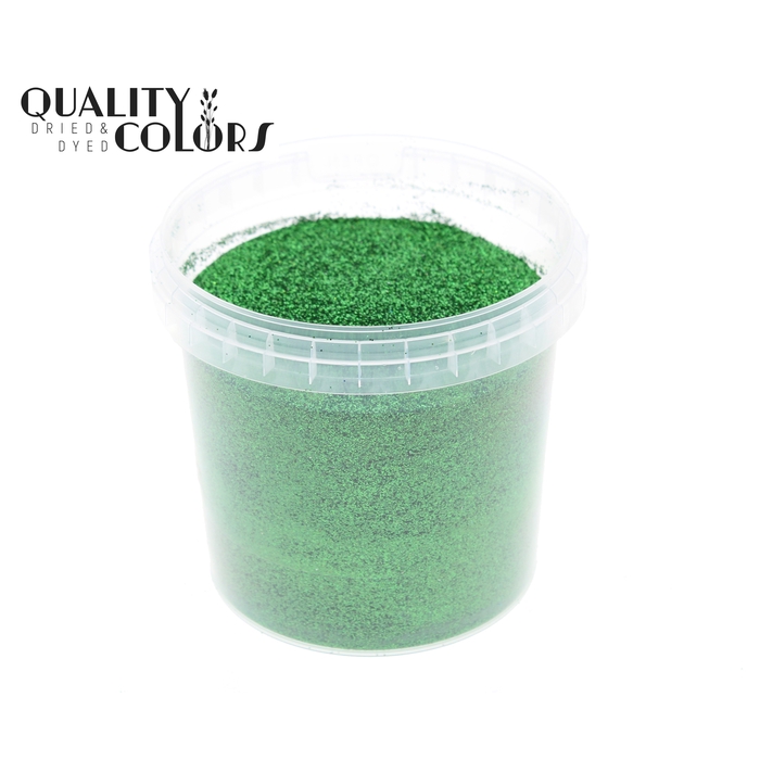 <h4>Glitters 400gr in bucket Laser Green</h4>