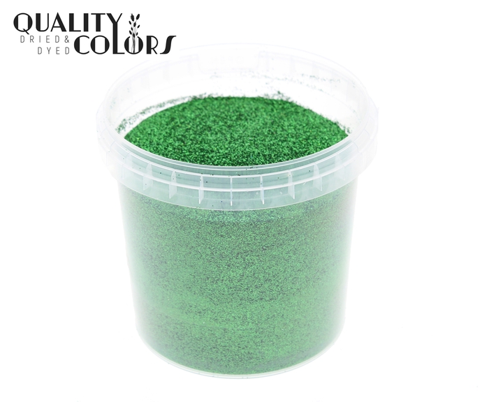 Glitters 400gr in bucket Laser Green