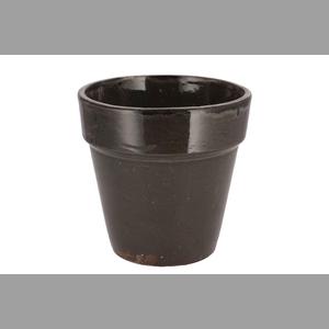Ebbi Moss Black Pot Glaze 20x20cm Nm