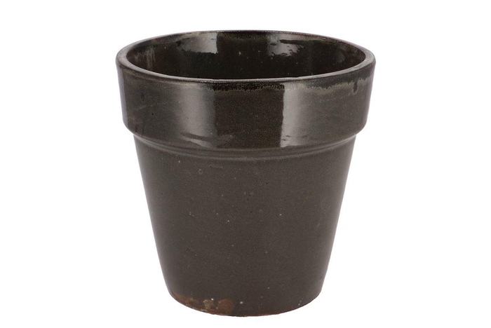 <h4>Ebbi Moss Black Pot Glaze 20x20cm Nm</h4>