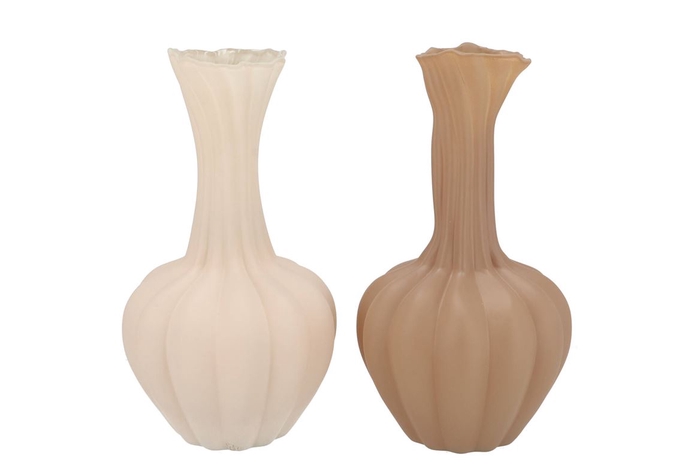 <h4>Luxx Natural Brown Mix Vase Garlic Ass 17x31cm</h4>