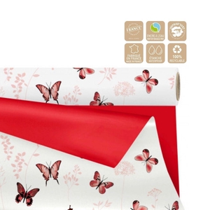 Cellophane Roll  80cm  25m Duo Mat Floraison