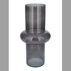 DF02-883903500 - Vase Edra d10/15xh31 grey transp Eco