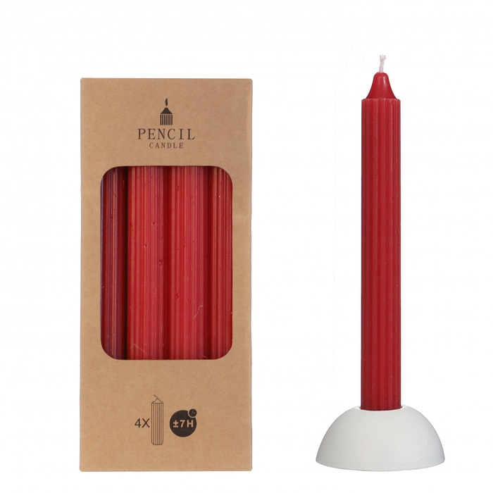 <h4>Candle Pencil d2.2*20cm x4</h4>