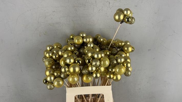 <h4>Stick Balls C. Ass. 6pc Gold</h4>