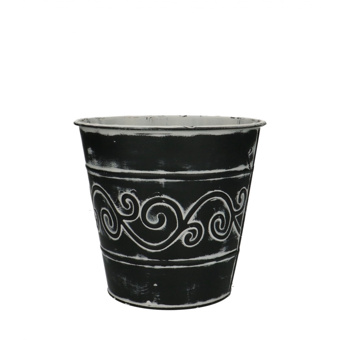 <h4>Zink Barok pot d16*15cm</h4>