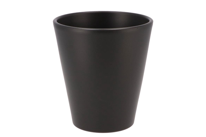 <h4>Ceramic Orchid Pot Antraciet Matt 15cm</h4>