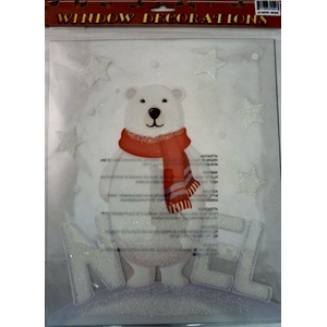 DF12-JC-20370 - Polar bear noel glitter 28,5x34,5cm