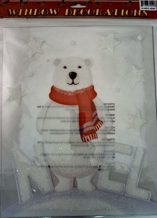 <h4>DF12-JC-20370 - Polar bear noel glitter 28,5x34,5cm</h4>