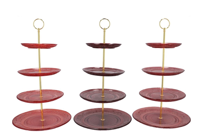 <h4>Dayah Red Mix Cake Shelf Ass 15/18/20/25x46cm</h4>