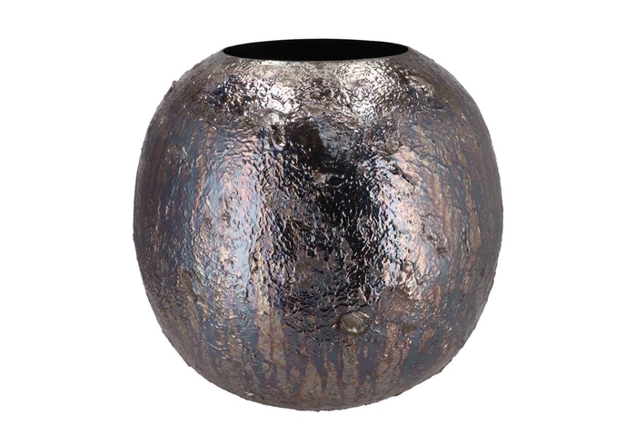 <h4>Noah Wild Black Vase Ball Iron 30x30x29cm</h4>