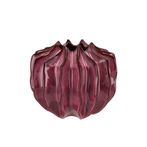 Juna Purple Vase Structure 23x23x20cm