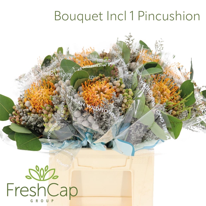 <h4>Bouquet Pin Sfb With Eucalyptus (ht)</h4>
