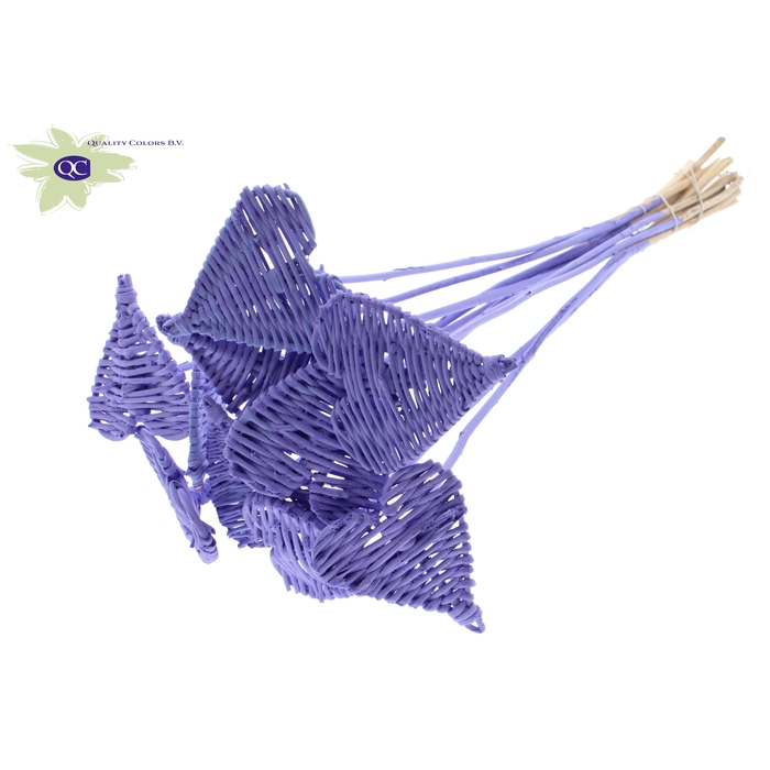 <h4>Lata Heart 8cm on stem Hat type Covered Milka</h4>
