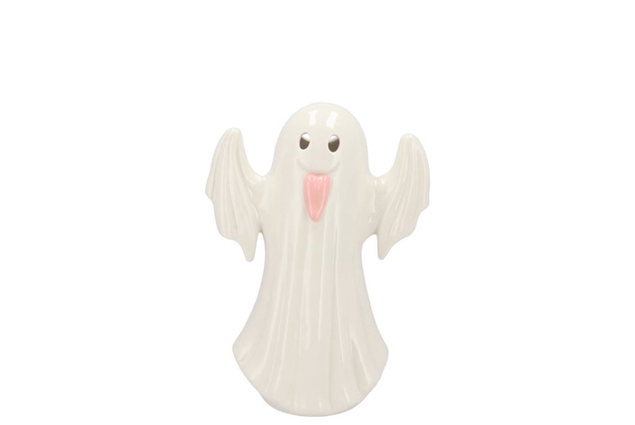 Jolie Jolly White Vase Ghost 14x8x16cm