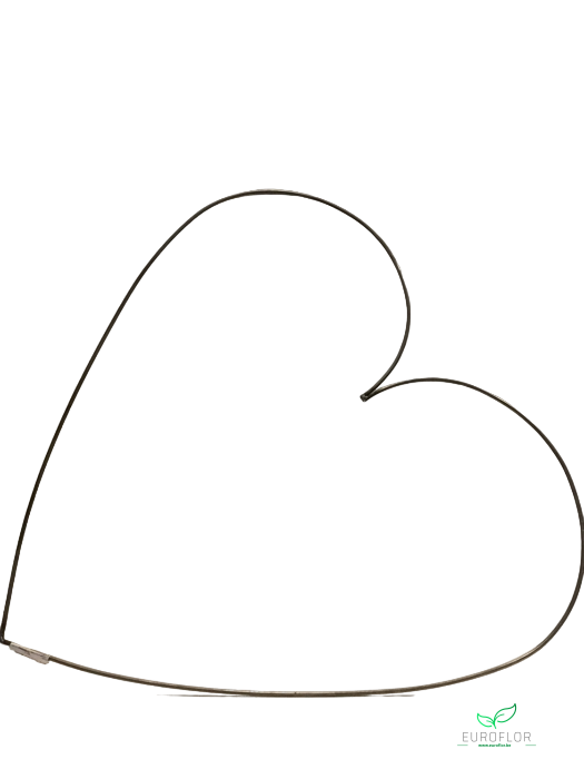 METAL HEART 85CM NATURAL