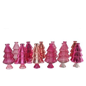 Jazz Jolly Pink Vase X-mas Tree Ass 11x22cm