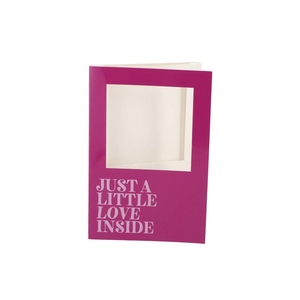 Gift Tile Card Just A Little Purple 21x14x1cm
