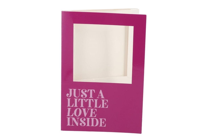<h4>Gift Tile Card Just A Little Purple 21x14x1cm</h4>