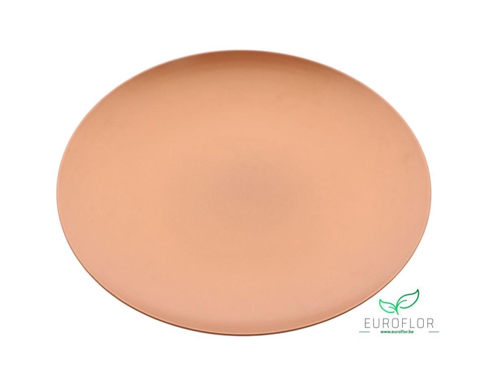 MELAMINE PLATE COPPER D45 H6