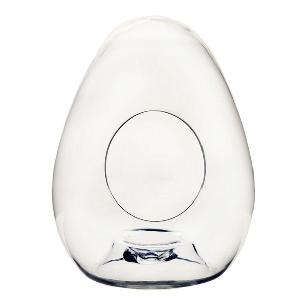 <h4>Egg glass d28xh37cm clear</h4>