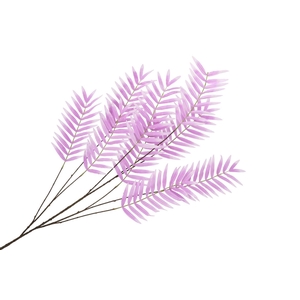 Silk Palm Leaf Light Purple 150cm