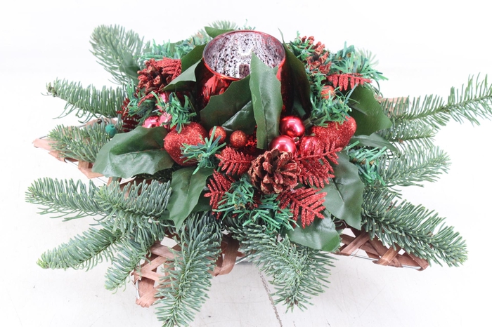 <h4>arr5 Kerst VV - Zink potje Ster red</h4>