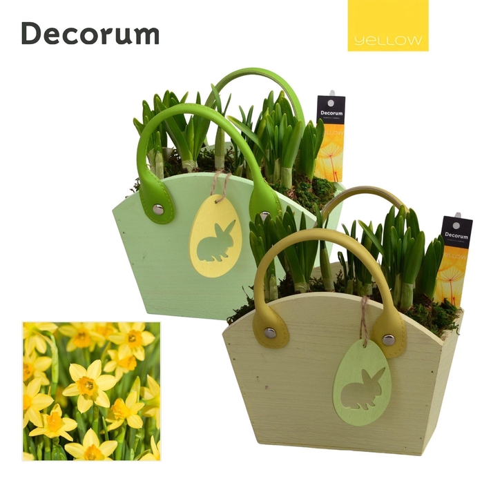 <h4>Narcis Wooden Bag HL15875 [YELLOW]</h4>