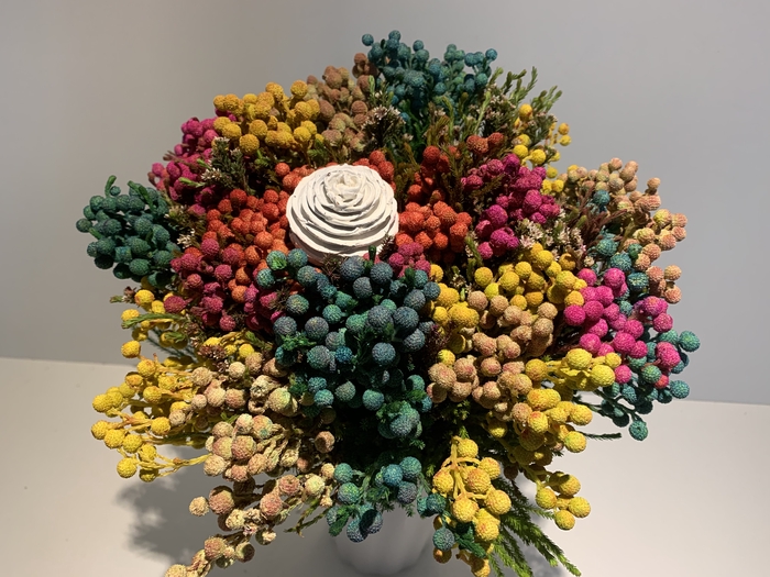 Bqt - Mandarin Berzelia tint  bouquet