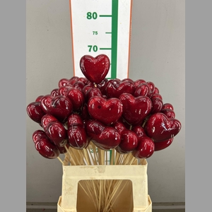 HART ROOD GLANS 8 CM