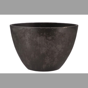 Bali Black Coal Bowl Ovl 34x16x23cm