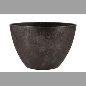 Bali Black Coal Bowl Ovl 34x16x23cm