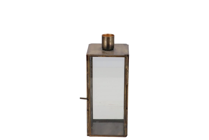 <h4>Braga Majestic Gold Candle Holder 8x8x16cm</h4>