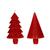 Kaars kerstboom d07*12cm