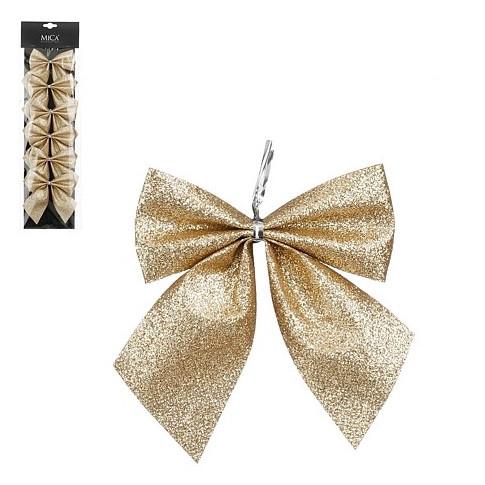 <h4>Christmas Deco bow 10*12cm x6</h4>