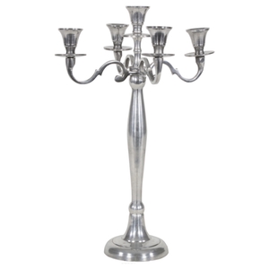 CANDLEHOLDER ALUMINIUM H42