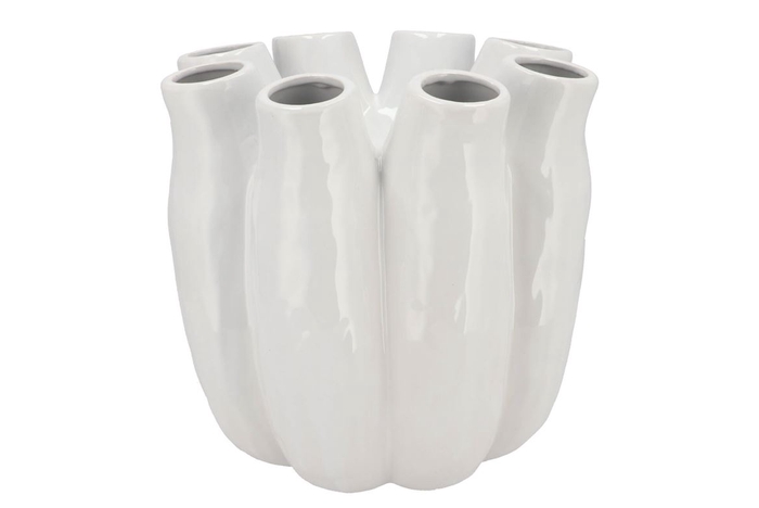 <h4>Luna White Tube Vase 28x28cm Nm</h4>