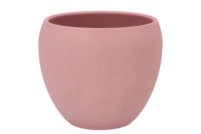 <h4>Vinci Pink Flower Pot 22x19cm</h4>