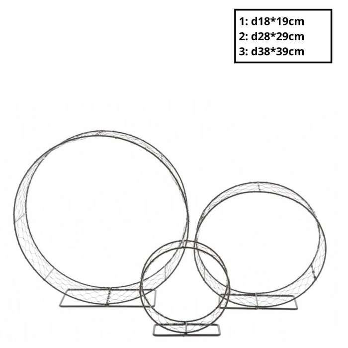 <h4>Decoration Standaard ring S/3 38*39cm</h4>