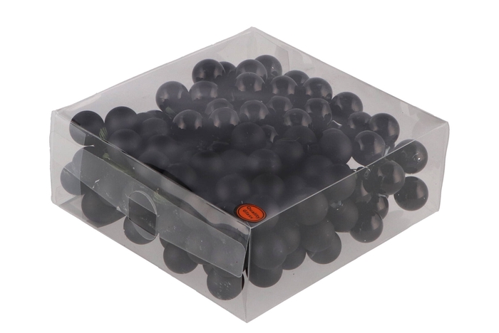 Glass Ball Combi Black 25mm P/144